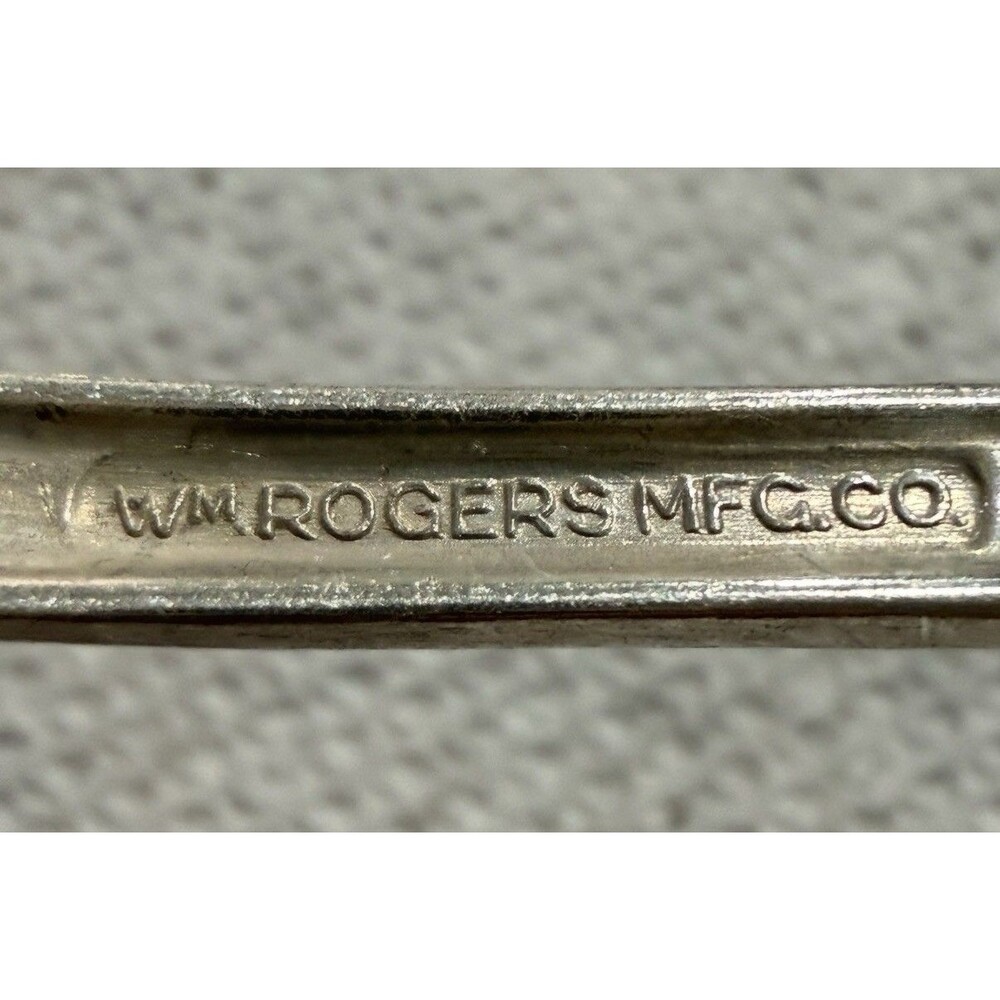 Wm Rogers Avalon Cabin Silverplate Flatware Set 4pc Knife Fork Spoon 1940s - Picture 11 of 16